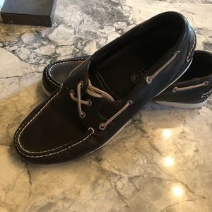 Like new Navy Blue Sperry Top Siders.
